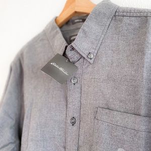 Eddie Bauer Wild River Lightweight Flannel Shirt Size Large Tall